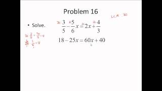 Elementary Algebra  Final Review Part 1 of 6 [upl. by Sayre]