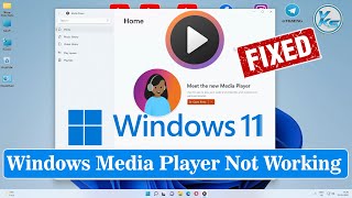 ✅ How To Fix Windows Media Player Not Working in Windows 11 [upl. by Esetal94]