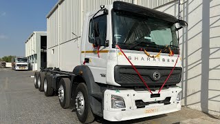 BharatBenz 4832 BS6 Phase2 2024 Model 16 Wheeler AC Sleeper Cabin Truck Review [upl. by Yerok73]