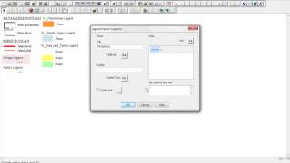 TUTORIAL MAPINFO 04 MAKE LEGENDA [upl. by Anan]