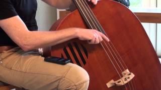 Upright bass in suitcase model [upl. by Nnylsoj]