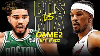 Boston Celtics vs Miami Heat Game 2 Full Highlights  2022 ECF  FreeDawkins [upl. by Bradney]