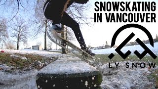 Snowskating in Vancouver [upl. by Phebe124]