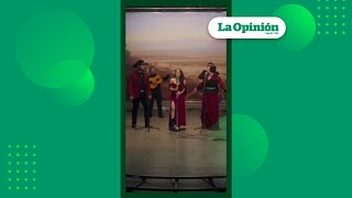 “Por el contrario” El nuevo video de Becky G con Ángela y Leonardo Aguilar  La Opinión [upl. by Anitsahs88]