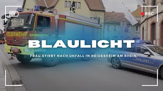 Frau stirbt nach Unfall in Heidesheim am Rhein [upl. by Scopp]