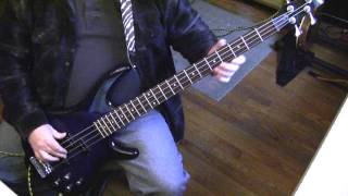 Tuesdays Gone Skynyrd Bass Cover [upl. by Ayikal]