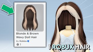 HURRY GET THESE NEW CHEAP ROBLOX HAIRS 😍 1 ROBUX [upl. by Rednas30]