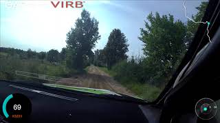 2017 Rally Elektrenai Notkus onboard ss5 [upl. by Oninrutas]