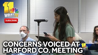 Concerns voiced at Harford County school board meeting [upl. by Cannice749]