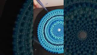 Blue mandala 🔵⚙️ mandala satisfying dots games ooworks [upl. by Arhas]