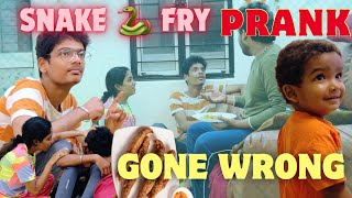 பாம்பு 🐍 FRY Prank 🔥  தம்பிய கதர விட்டோம் 🤣  Anjali Prabhakaran [upl. by Rolfston9]