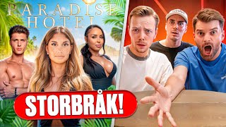 DET BLIR STORBRÅK REAGERAR PÅ NYA PARADISE HOTEL [upl. by Dorinda]