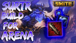 Building Surtr for Arena SMITE [upl. by Kenna889]