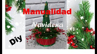 HERMOSA DECORACION NAVIDEÑA 2024  2025  Manualidad navideña Christmas crafts [upl. by Lyrehc]