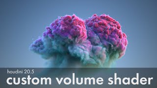 Houdini 205  custom volume shader [upl. by Sivartal]