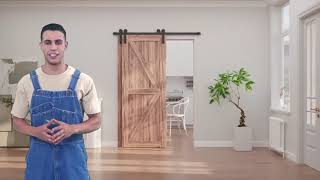 Transforming Spaces with ZEKOO A Complete Bypass Sliding Barn Door Kit Review [upl. by Livvy777]