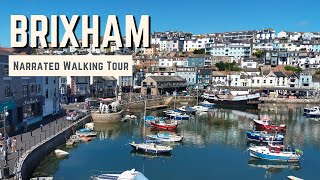 BRIXHAM Devon  4K Narrated Walking Tour  Lets Walk 2023 [upl. by Matthiew]