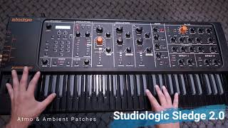 Studiologic Sledge 20  Atmospheric amp Ambient Sounds [upl. by Seugirdor]