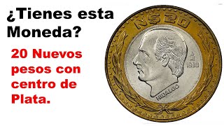 Moneda de 20 NUEVOS pesos El papa de las monedas de 20 actuales [upl. by Citron]