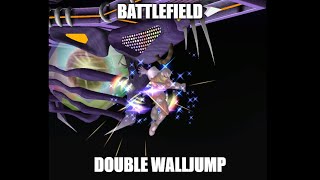 Double Walljump on Battlefield w Captain Falcon [upl. by Munt]