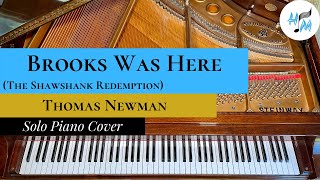 quotBrooks Was Herequot Piano Cover The Shawshank Redemption  SHEET MUSIC LINK [upl. by Drannek]