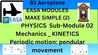 EASA MODULES MAKE SIMPLE 2Module 02PHYSICSSubModule 02MechanicsKINETICSpendular movement [upl. by Dnomaid]