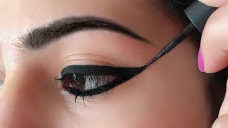 Wing Eyeliner लगाने का सही तरीका  How To Apply Perfect Winged Eyeliner for Beginners  Anaysa [upl. by Story]