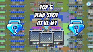 Top 6 Vend Spot at VE 1  Growtopia growtopia growtopiaindonesia [upl. by Llenoj]