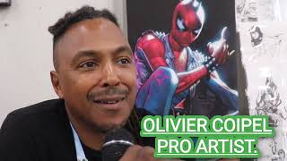 interview with Olivier Coipel at Nyc comic con 2024 [upl. by Ahsemot365]