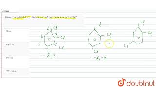 How many trichloro derivatives of benzene are possible [upl. by Attehcnoc902]