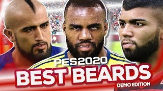 Best Player Beards in the PES2020 Demo [upl. by Upton937]