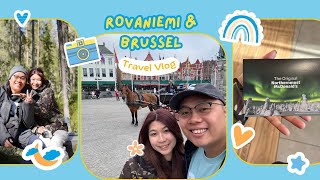 Rovaniemi amp Brussel Travel Vlog  Finland amp Belgium [upl. by Nylirrehs153]