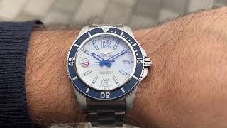 BREITLING Superocean Automatic 42 white A17366D81A1A1 [upl. by Nomead]