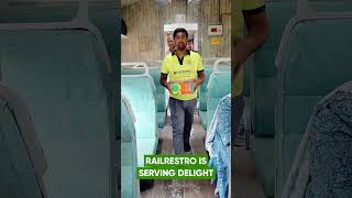 Order with RailRestro and get FIRST MEAL FREE in train [upl. by Luebke452]