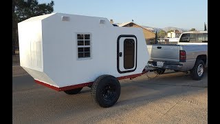 4 x 8 camper part 25  FINALLY CAMPING  RATTLESNAKES [upl. by Duyne]