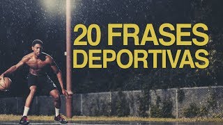 20 Frases deportivas para encontrar la motivación 🏀 [upl. by Nylirem]