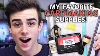 My Favorite MUSTHAVE Basic Cardmaking Supplies [upl. by Selemas138]