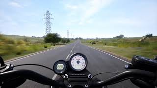 Harley Davidson XR1200X 2012 TOP SPEED  RIDE 4 [upl. by Rebna898]