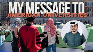 Amjad Taha this is my message to students at American universities [upl. by Had702]