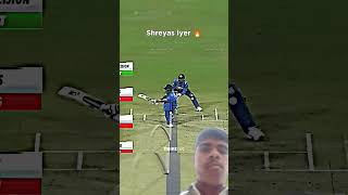 Shreyas lyer rocks 🥵sports cricket [upl. by Ahsinotna964]