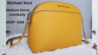 Michael Kors Jet set travel Medium Dome crossbody leather [upl. by Elyse]