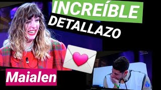 MAIALEN SALVA A BRUNO OT 2020 Gala 8  4K ¿Detalle de AMOR [upl. by Annaert]