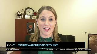 LIVE on NYSE TV  Hyatt Celebrates 15th Anniversary of Listing Plus Election Day and More [upl. by Alrick]