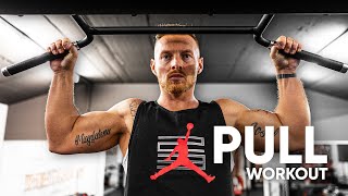 Back amp Biceps Home Workout with Pull Up Bar [upl. by Kcirddor]