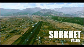 Surkhet Valley aerial view in GeoFS [upl. by Tivad]