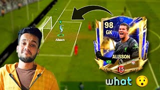 TOTY 94 RATED ALISSONS REVIEW  FC MOBILE GAMEPLAY ⚽ [upl. by Ahsemaj]