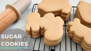 The Best Sugar Cookie for Royal Icing No Spread amp Soft Bite [upl. by Skylar785]