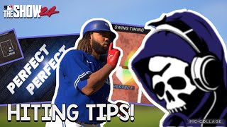 THE ONLY HITTING TIPS VIDEO YOU’LL NEED  MLB The Show 24 [upl. by Bartolemo]