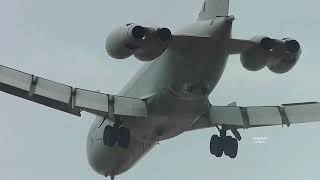 Vickers VC10 coded ZA150 Visits Malta Airport Fuel Stop [upl. by Amitie4]