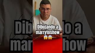 Dibujando a MarrytoShow 😱👨‍🎨 dibujo arte art viralvideo viralshorts [upl. by Atnahs]